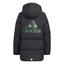 adidas Winter-Daunenjacke Badge of Sport Long Length schwarz Kinder